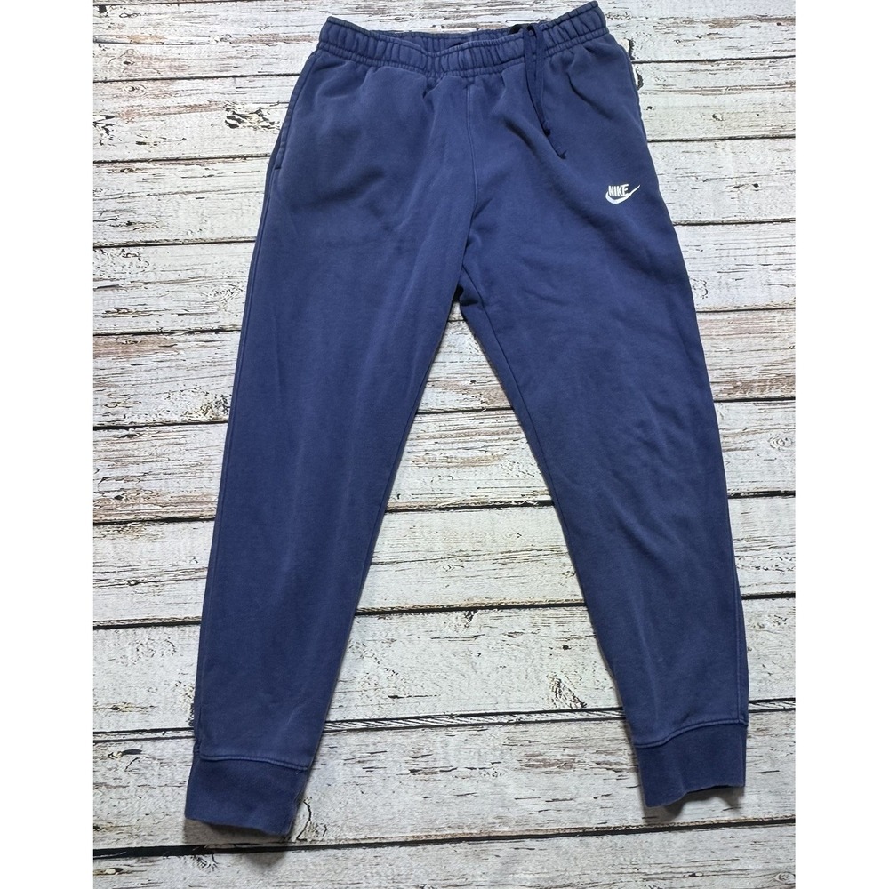 Nike Sportswear Club Fleece Joggers Men's Navy Blue Sweat Pants Tapered Medium